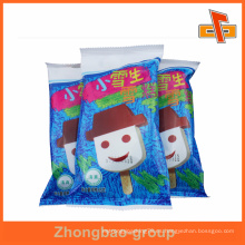 China fábrica de hielo lolly bolsa de embalaje para el helado de hielo o helado